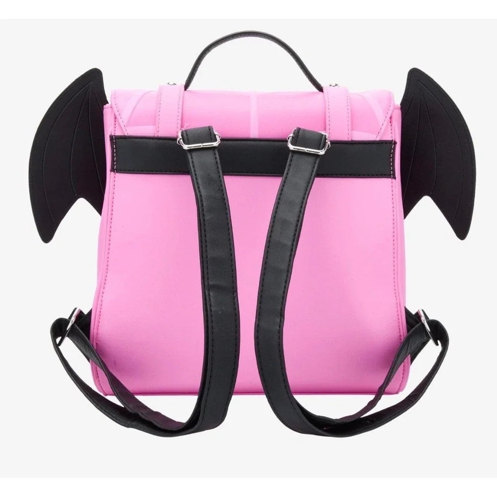 Monster High Draculaura Mini Backpack Pink Bat Wings Skullette NWT